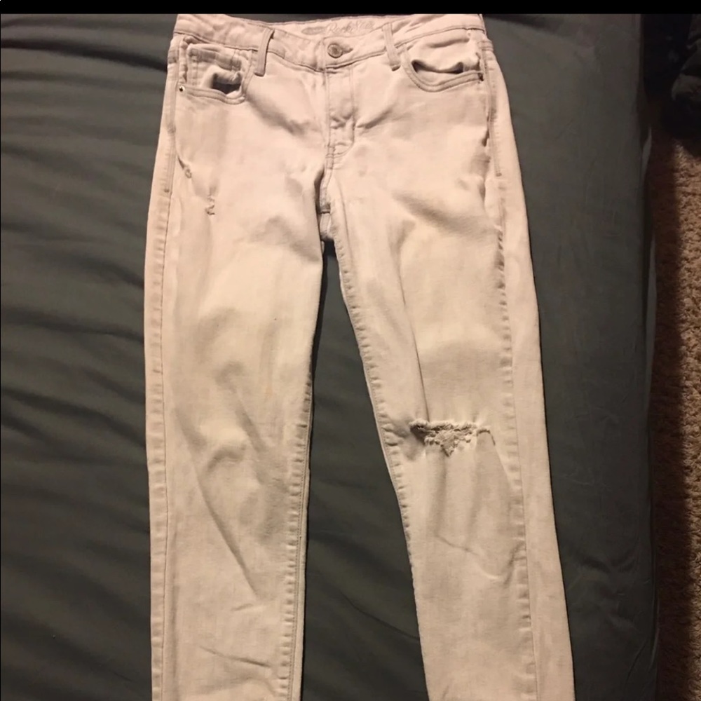 Old navy rockstar distressed jeans 4